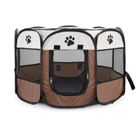 Load image into Gallery viewer, Portable Pet Playpen Foldable Dog Cat Playpen Camping Tent Kennel Crate
