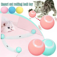 Load image into Gallery viewer, Automatic Rolling Cat Ball Interactive Smart Cat Toy Self-Moving Kitten Toys Pet
