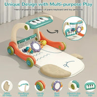 Load image into Gallery viewer, 3 in 1 Baby Play Mat and Piano Activity Gym for Newborn Babies and Toddlers
