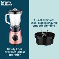 Load image into Gallery viewer, Blender Morphy Richards Blender expert 400 W Powerful Copper Motor
