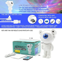 Load image into Gallery viewer, Galaxy Projector Astronaut Star Nebula Moon Sky Projection Lamp Night Light New
