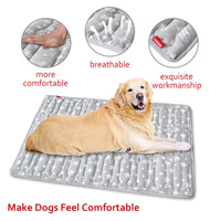 Load image into Gallery viewer, Dog Bed Mat with Cute Prints for Kennels Crates Beds Anti-Slip Bottom 3 Sizes
