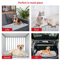 Load image into Gallery viewer, Dog Bed Mat with Cute Prints for Kennels Crates Beds Anti-Slip Bottom 3 Sizes
