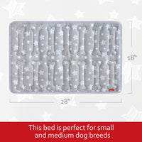 Load image into Gallery viewer, Dog Bed Mat with Cute Prints for Kennels Crates Beds Anti-Slip Bottom 3 Sizes
