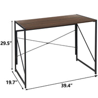 Load image into Gallery viewer, Home Office Computer Desk Writing Modern Simple Study Industrial Style Folding
