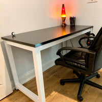 Load image into Gallery viewer, Elevate Your Work Space with the Sturdy 1.2M Computer Desk
