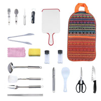 Load image into Gallery viewer, Camping Cooking Utensils Set Kitchenware Cookware Equipment Out/Indoor Gear Kit
