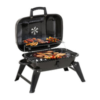 Load image into Gallery viewer, Portable Tabletop Charcoal Grill BBQ Camping Picnic Cooker Air Vent Outdoor

