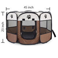 Load image into Gallery viewer, Portable Pet Playpen Foldable Dog Cat Playpen Camping Tent Kennel Crate
