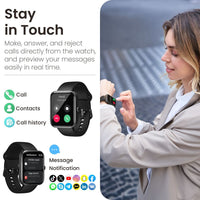 Load image into Gallery viewer, TOZO S3 Smart Watch Bluetooth 5.3 Answer/Make Call Full Touch Fitness Smartwatch
