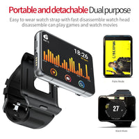 Load image into Gallery viewer, Large Screen 4G Smart Watch Android 9.0 4GB+64GB Heart Rate Monitor Wristwatch
