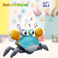 Load image into Gallery viewer, Crawling Crab Interactive Walking Dancing Toy Clockwork Baby Kids Toys
