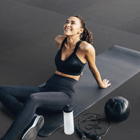 Load image into Gallery viewer, 24&#39;&#39;L x24&#39;&#39;W x 0.5&#39;&#39;Puzzle Exercise Floor Mat Interlocking EVA Foam Tile 6 Piece
