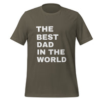 Load image into Gallery viewer, UNISEX T-SHIRT - THE BEST DAD IN THE WORLD
