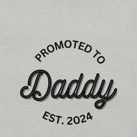Load image into Gallery viewer, UNISEX T-SHIRT - PROMOTED TO DADDY EST. 2024
