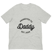 Load image into Gallery viewer, UNISEX T-SHIRT - PROMOTED TO DADDY EST. 2024

