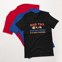 Load image into Gallery viewer, UNISEX T-SHIRT - DAD TAX MAKING SURE IT&#39;S NOT POISON
