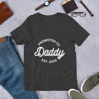 Load image into Gallery viewer, UNISEX T-SHIRT - PROMOTED TO DADDY EST. 2024
