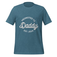 Load image into Gallery viewer, UNISEX T-SHIRT - PROMOTED TO DADDY EST. 2024
