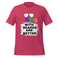 Load image into Gallery viewer, UNISEX T-SHIRT - DADS WITH BEARDS ARE BETTER
