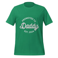Load image into Gallery viewer, UNISEX T-SHIRT - PROMOTED TO DADDY EST. 2024
