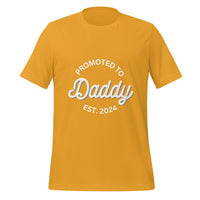 Load image into Gallery viewer, UNISEX T-SHIRT - PROMOTED TO DADDY EST. 2024
