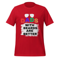 Load image into Gallery viewer, UNISEX T-SHIRT - DADS WITH BEARDS ARE BETTER
