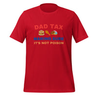 Load image into Gallery viewer, UNISEX T-SHIRT - DAD TAX MAKING SURE IT&#39;S NOT POISON
