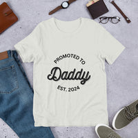 Load image into Gallery viewer, UNISEX T-SHIRT - PROMOTED TO DADDY EST. 2024
