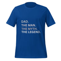 Load image into Gallery viewer, UNISEX T-SHIRT - DAD THE MAN, THE MYTH, AND THE LEGEND
