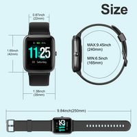 Load image into Gallery viewer, Waterproof Smart Watch Men Women Heart Rate Step Fitness Tracker
